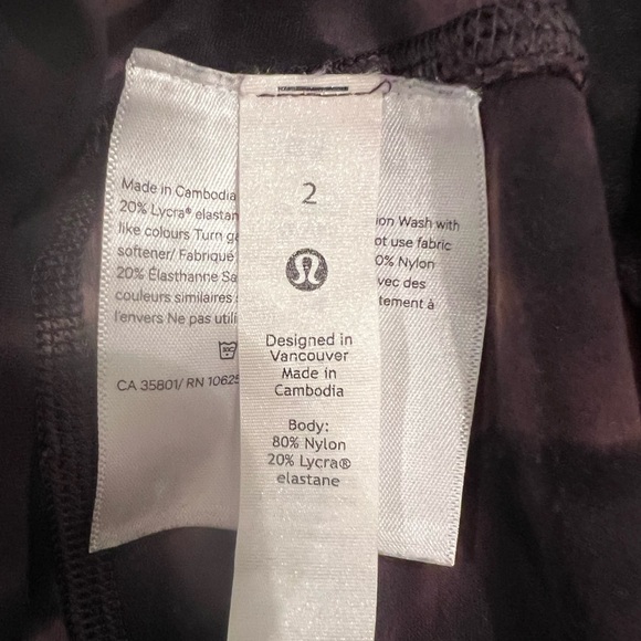 NWOT Lululemon Align High-Rise leggings | Diamond Dye Graphite Grey Pink Pastel - Picture 12 of 12